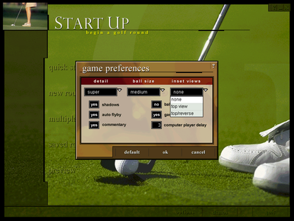 Microsoft Golf 1998 Edition Microsoft Windows PC CD-PC Gamez USA