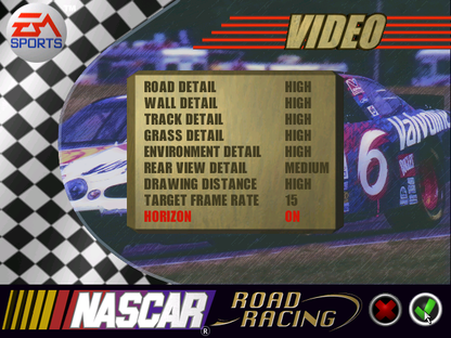 Nascar Road Racing Microsoft Windows PC CD-PC Gamez USA