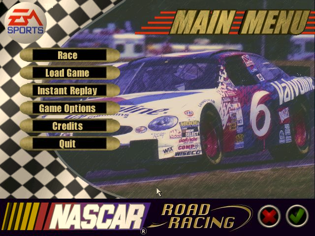Nascar Road Racing Microsoft Windows PC CD-PC Gamez USA