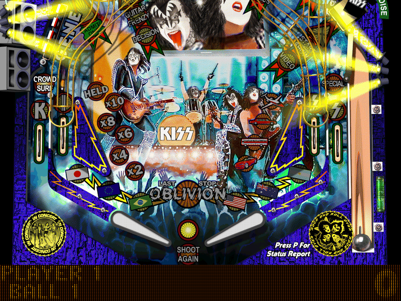 KISS Pinball Microsoft Windows PC CD-PC Gamez USA