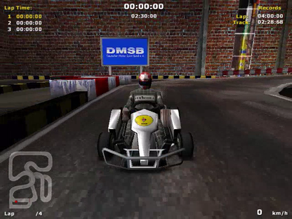 Michael Schumacher Racing World Kart 2002 Microsoft Windows PC CD-PC Gamez USA