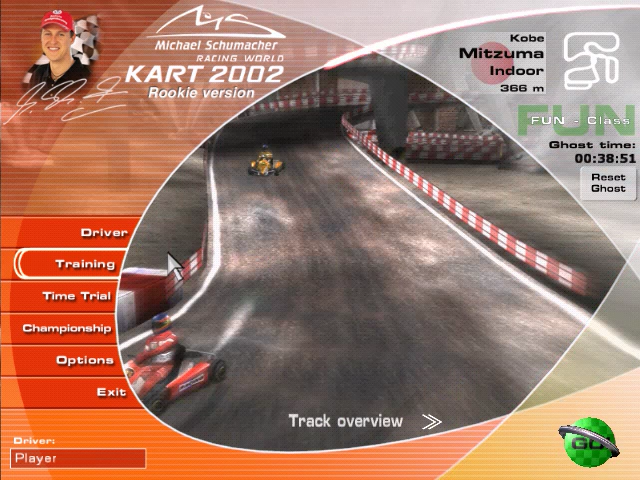 Michael Schumacher Racing World Kart 2002 Microsoft Windows PC CD-PC Gamez USA