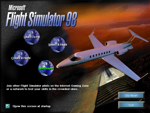 MICROSOFT FLIGHT SIMULATOR 98 Microsoft Windows PC CD-PC Gamez USA