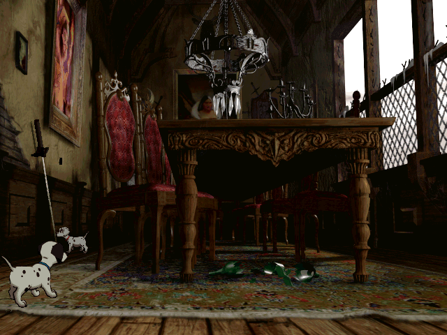 Explore 101 Dalmatians: Escape From DeVil Manor Microsoft Windows PC CD, featuring Patches in Cruella's mansion adventure.