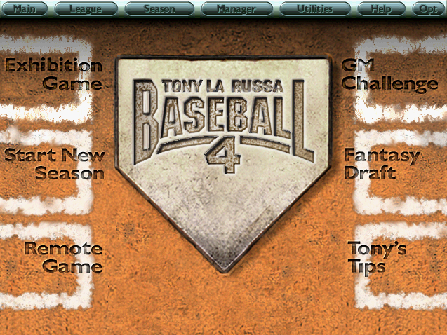 Tony La Russa Baseball 4 Microsoft Windows PC CD-PC Gamez USA