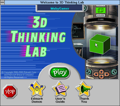 3D Thinking Lab Microsoft Windows PC CD-PC Gamez USA