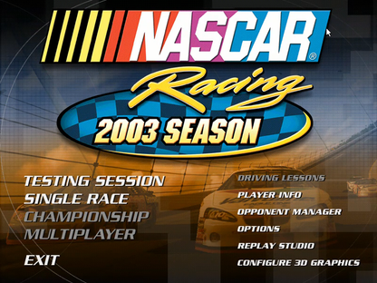 NASCAR Racing 2003 Season Microsoft Windows PC CD-PC Gamez USA