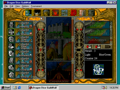Dragon Dice Microsoft Windows PC CD-PC Gamez USA
