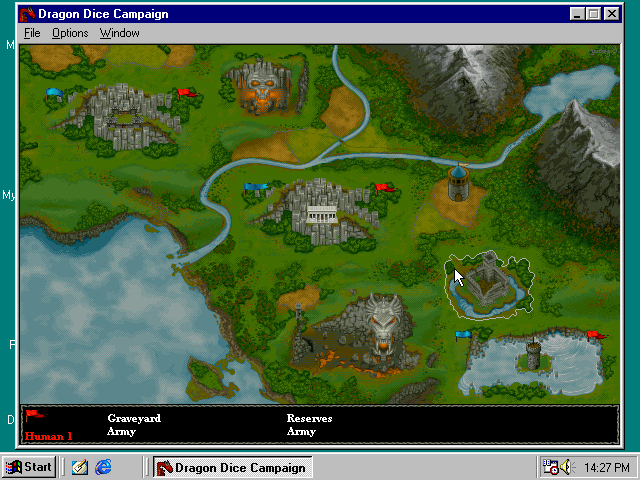 Dragon Dice Microsoft Windows PC CD-PC Gamez USA