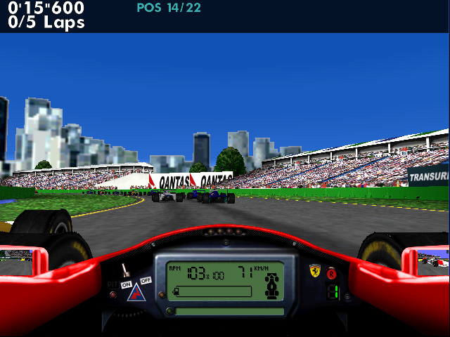 F1 Racing Simulation Microsoft Windows PC CD-PC Gamez USA