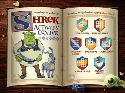 Shrek Game Land Activity Center Microsoft Windows PC CD-PC Gamez USA
