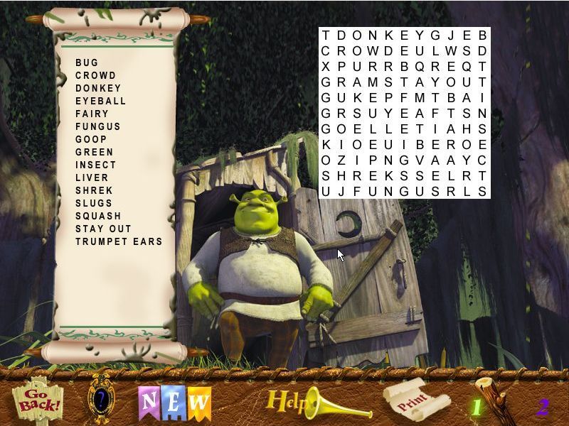 Shrek Game Land Activity Center Microsoft Windows PC CD-PC Gamez USA
