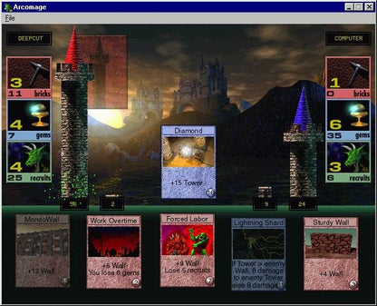 Arcomage Microsoft Windows PC CD-PC Gamez USA