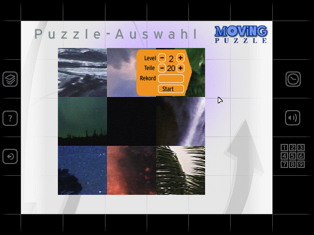 Moving Puzzle - Nature Events (1998) Microsoft Windows 3.X CD by PC Gamez USA