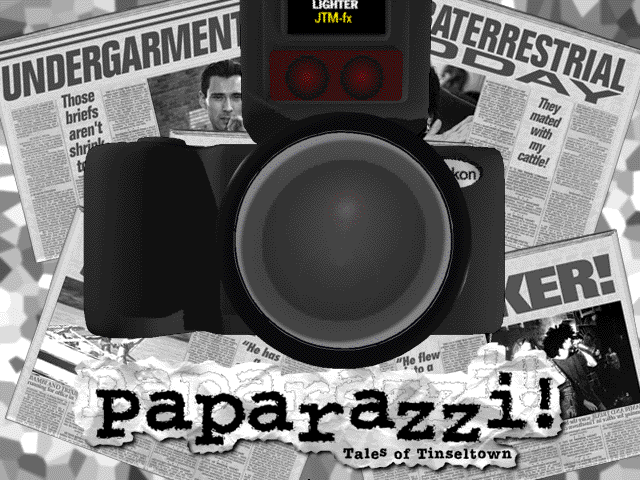 Paparazzi - Tales of Tinseltown Disc 1-2 (1995) Microsoft Windows 3.X CD by PC Gamez USA