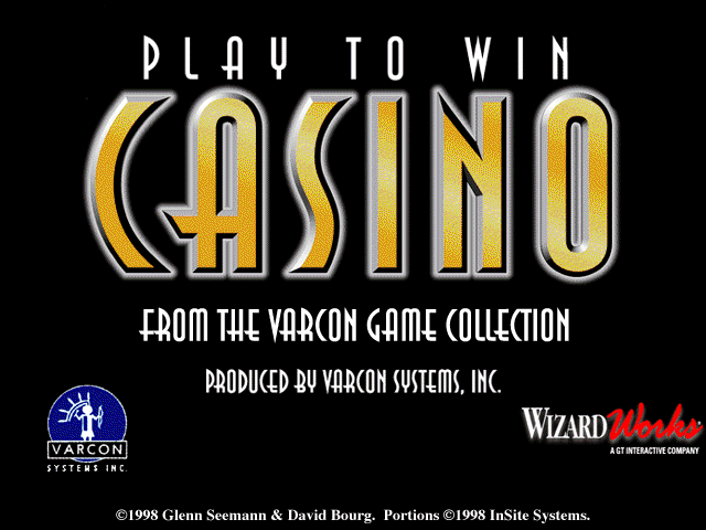 Play to Win Casino (1998) Microsoft Windows 3.X CD by PC Gamez USA