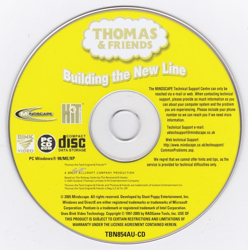 Thomas Friends Building the New Line Microsoft Windows PC CD-PC Gamez USA
