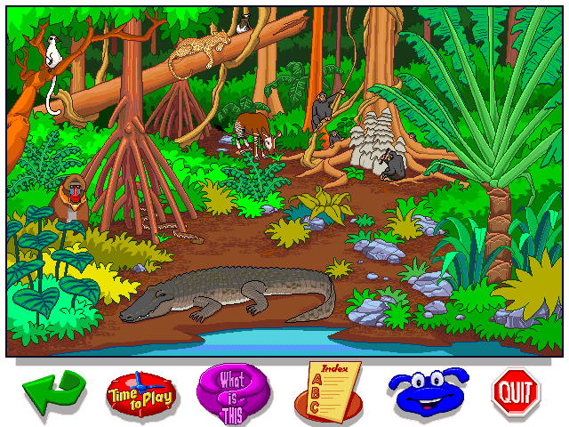 Let's Explore the Jungle with Buzzy Microsoft Windows PC CD-PC Gamez USA