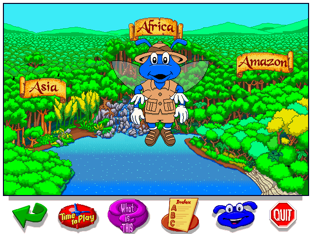Let's Explore the Jungle with Buzzy Microsoft Windows PC CD-PC Gamez USA