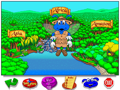 Let's Explore the Jungle with Buzzy Microsoft Windows PC CD-PC Gamez USA