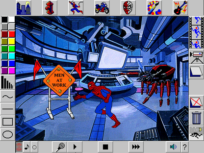 Spider-Man Cartoon Maker Microsoft Windows PC CD-PC Gamez USA