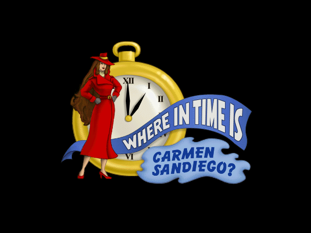 Carmen Sandiego's Great Chase Through Time Disc 1-2 Microsoft Windows PC CD-PC Gamez USA