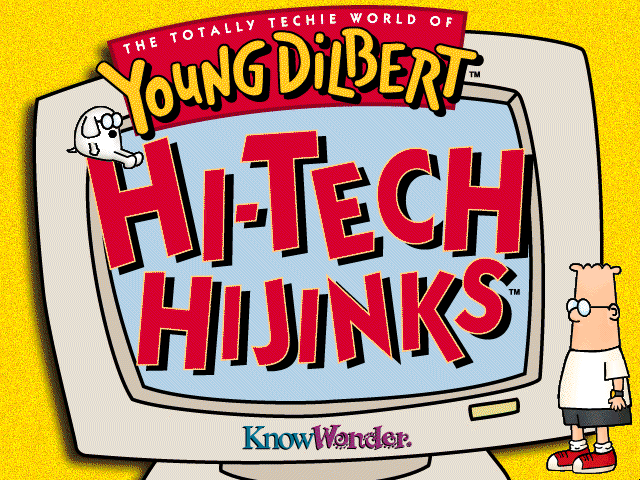 The Totally Techie World of Young Dilbert: Hi-Tech Hijinks Microsoft WIndows PC CD-PC Gamez USA