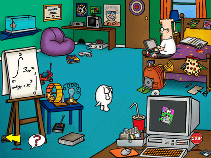 The Totally Techie World of Young Dilbert: Hi-Tech Hijinks Microsoft WIndows PC CD-PC Gamez USA