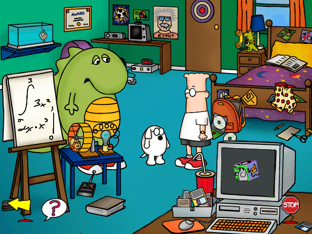 The Totally Techie World of Young Dilbert: Hi-Tech Hijinks Microsoft WIndows PC CD-PC Gamez USA