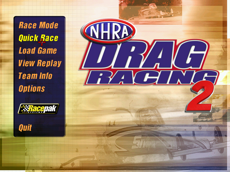 NHRA Drag Racing 2 Microsoft Windows PC CD-PC Gamez USA