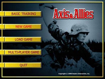 Axis and Allies Microsoft Windows PC CD-PC Gamez USA