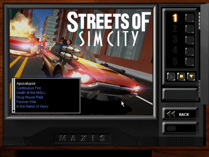 Streets of SimCity Microsoft Windows PC CD-PC Gamez USA