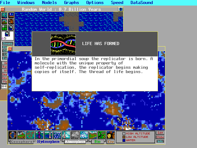 SimEarth Microsoft Windows PC CD-PC Gamez USA