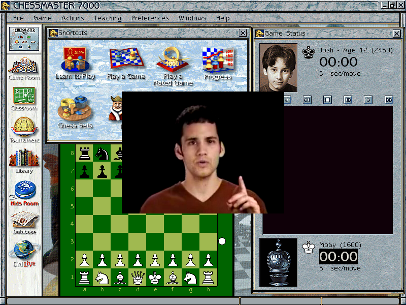 Chessmaster 7000 Disc 1-2 Microsoft Windows PC CD-PC Gamez USA