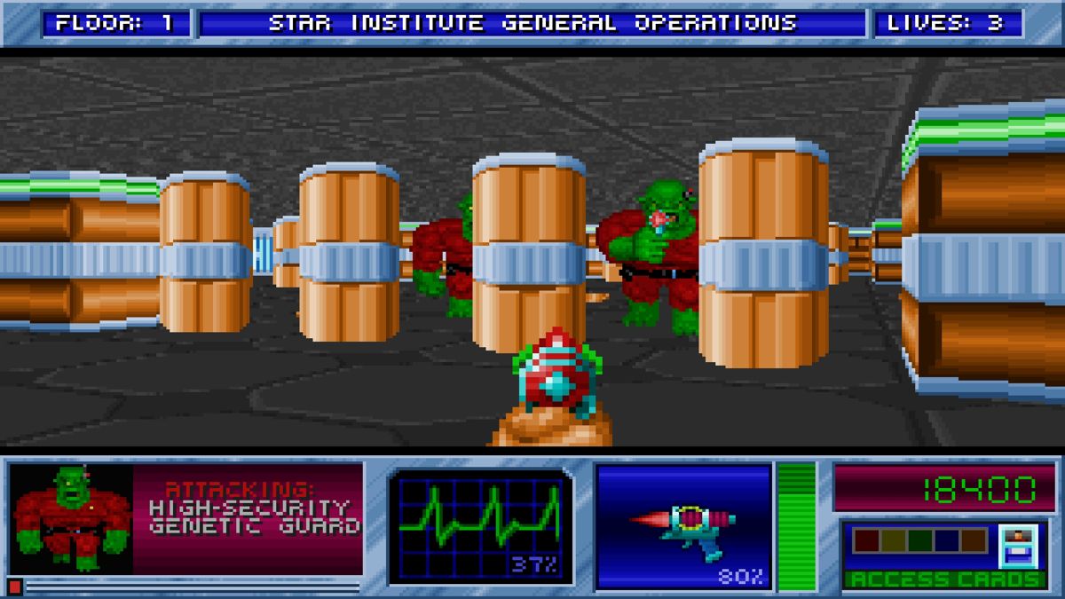 Blake Stone - Aliens of Gold Microsoft Windows PC CD-PC Gamez USA