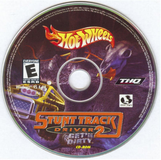 Hot Wheels Stunt Track Driver 2 Get 'N Dirty physical PC game CD - PC Gamez USA