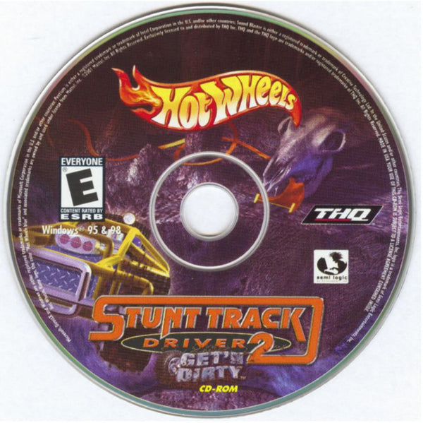 Hot Wheels Stunt Track Driver 2 Get 'N Dirty physical PC game CD - PC Gamez USA