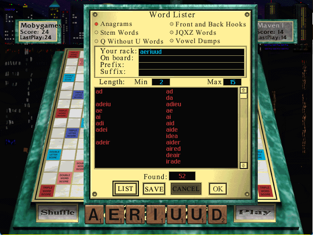 Scrabble CD-ROM Microsoft Windows PC CD-PC Gamez USA