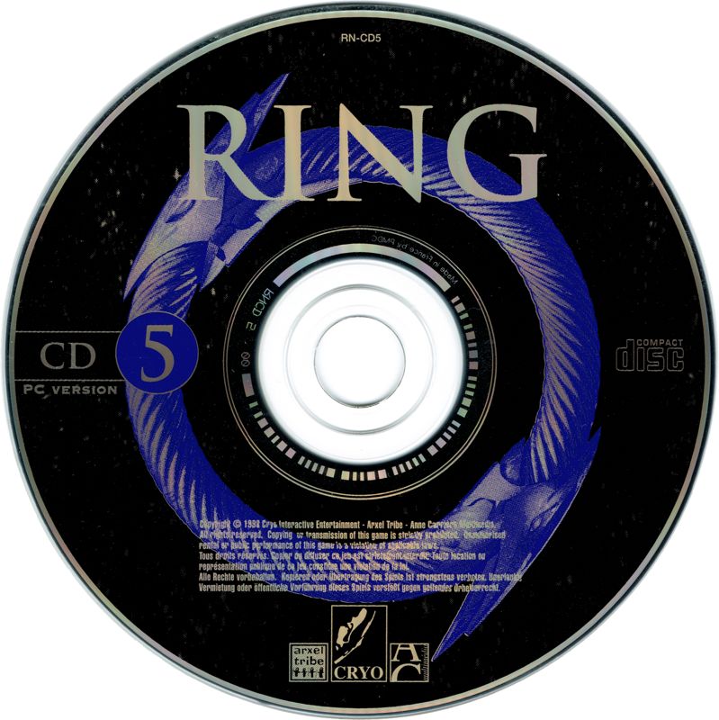 Ring The Legend of the Nibelungen Disc 1-6 Microsoft Windows PC CD-PC Gamez USA