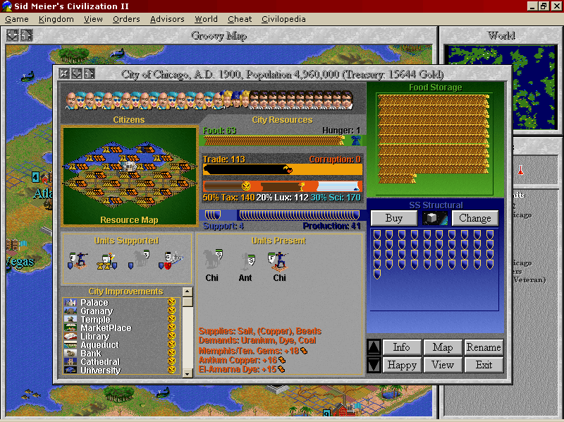 Civilization 2 Multiplayer Gold Edition Microsoft Windows PC CD-PC Gamez USA