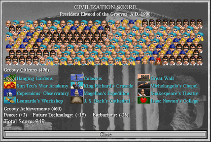 Civilization 2 Multiplayer Gold Edition Microsoft Windows PC CD-PC Gamez USA