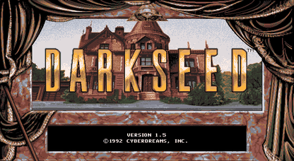Dark Seed I 1992 Microsoft Windows MS-DOS PC CD CyberDreams-PC Gamez USA
