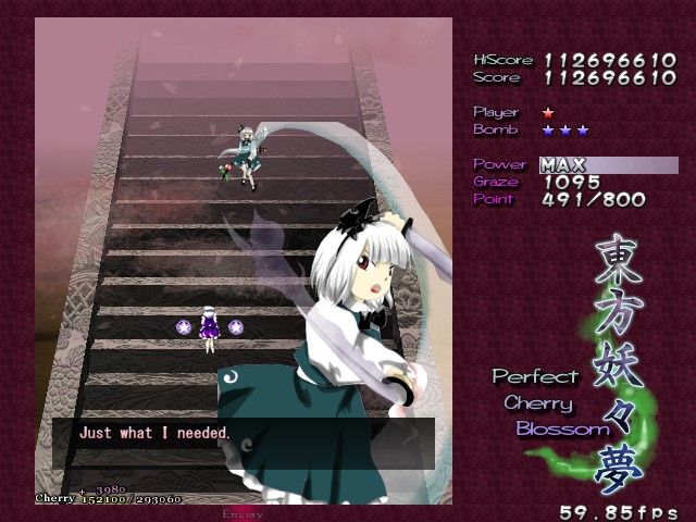 Perfect Cherry Blossom Microsoft Windows PC CD-PC Gamez USA