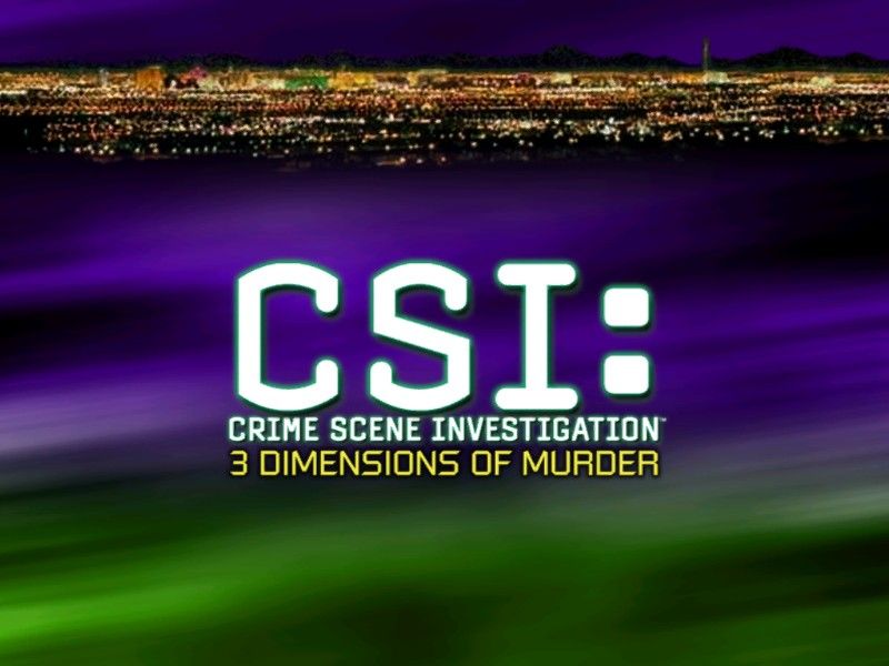 CSI 3 Dimensions Of Murders Microsoft Windows PC CD-PC Gamez USA