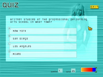 Britney's Dance Beat Microsoft Windows PC CD-PC Gamez USA