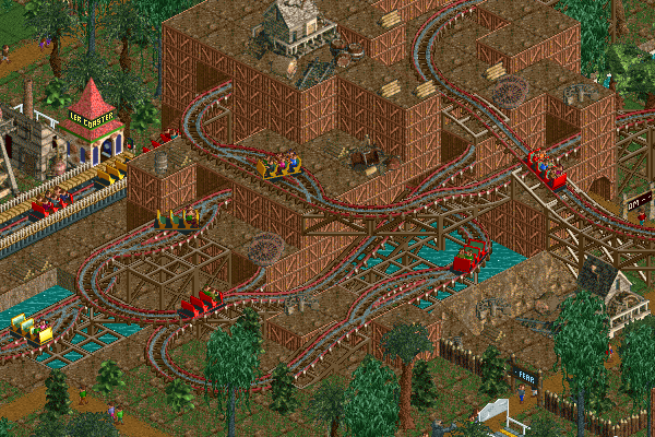 RollerCoaster Tycoon - Corkscrew Follies Microsoft Windows PC CD-PC Gamez USA