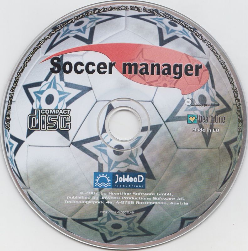 Soccer Manager Microsoft Windows PC CD-PC Gamez USA