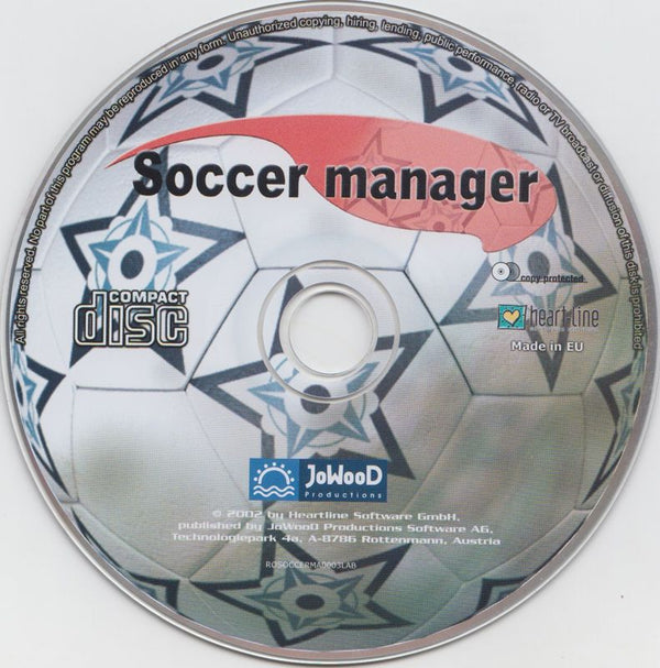 Soccer Manager Microsoft Windows PC CD-PC Gamez USA