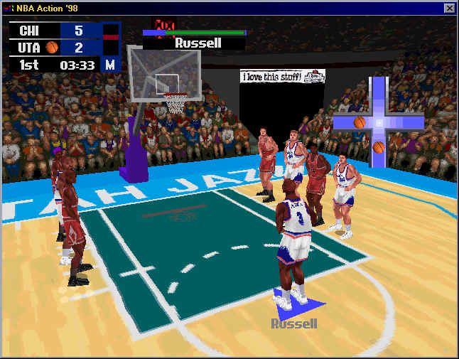 NBA Action '98 Microsoft Windows PC CD-PC Gamez USA