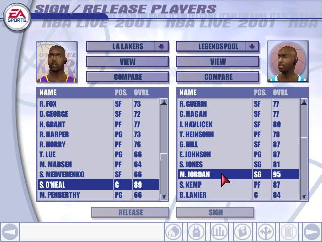 NBA LIVE 2001 Microsoft Windows PC CD-PC Gamez USA